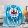 Silkeborg Sports Association  Print Flannel Blanket, High quality Comfortable for All Seasons, Home Decor, Warmth and Comfort