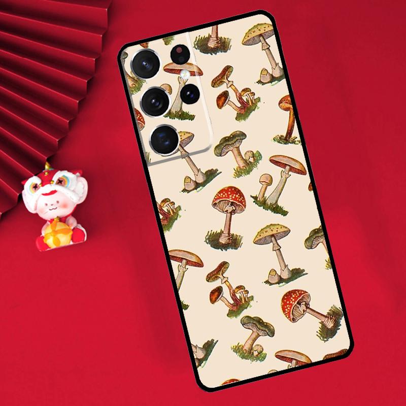 Mushroom Forest Case For Samsung Galaxy S25 S26 Ultra S22 S23 S24 Ultra S20 S21 Plus S10 S25 FE Cover Funda