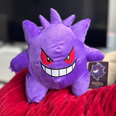 Очаровательная плюшевая игрушка Генгар Набивная аниме-кукла Покемон Тип Призрачный Фиолетовый Генгар Плюшевая игрушка Подарок Фанаты