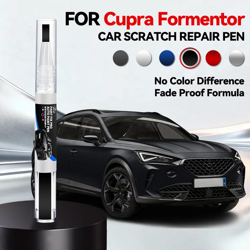 Ремонтный маркер для краски автомобиля для CUPRA Formentor 2020-2025, аксессуары для ремонта царапин на краске, синий, бронзовый, красный, белый, черный, синий Фьорд