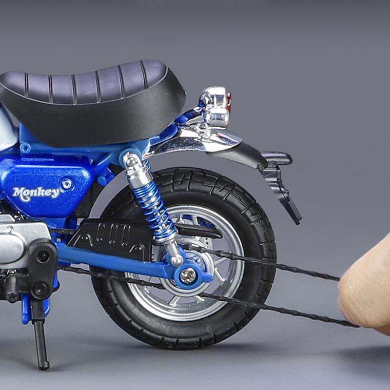 1/12 Honda Monkey 125 сплав спортивный мотоцикл модель литье под давлением уличные гонки мотоцикл модель имитация звук свет детские игрушки подарок