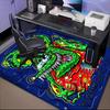 Retro Fink Rat Area Rug Suitable for Indoor And Outdoor,Carpets for Kitchens, Homes, Offices, Living Rooms,Home Decor,Christmas Gift