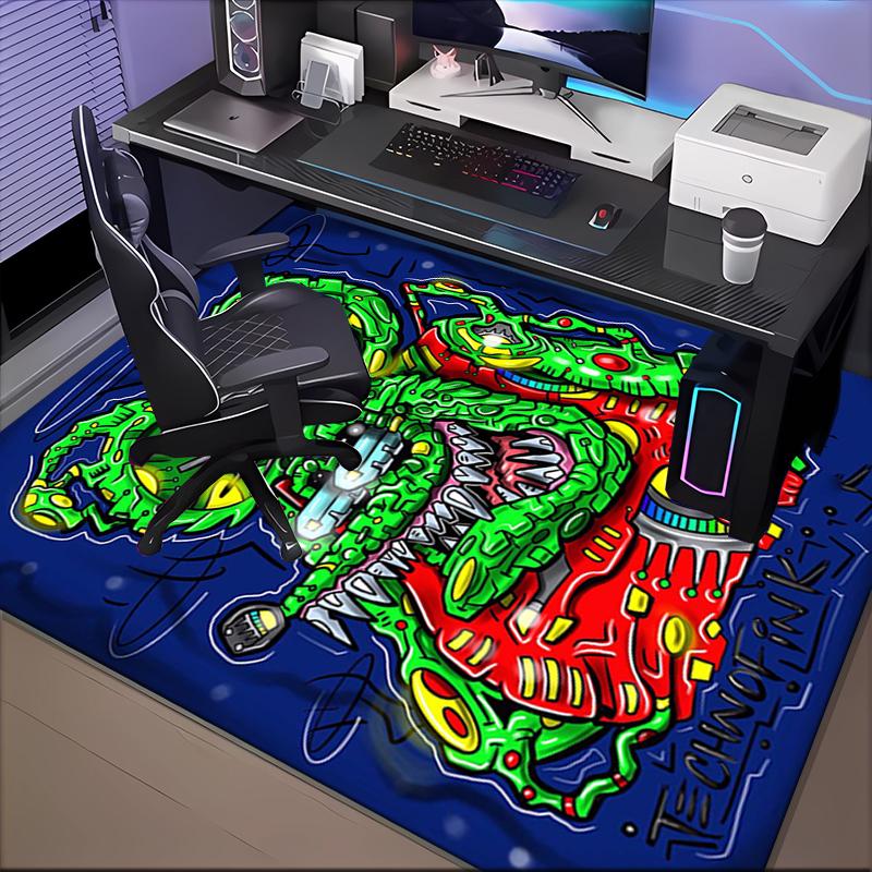 Retro Fink Rat Area Rug Suitable for Indoor And Outdoor,Carpets for Kitchens, Homes, Offices, Living Rooms,Home Decor,Christmas Gift