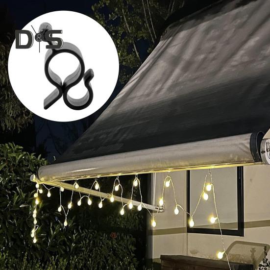 20 шт. зажимов для тента, простая установка, компактный размер, портативный, широко используемый, дорожный прицеп, трос, фонари, крючки, аксессуары