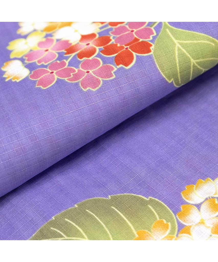 Юката комплект для девочек Junior Retro C Change Weave комплект Heiko Girls [KYOETSU] 2 предмета (Юката, Оби) (140см, 4.Ёми)