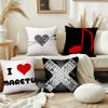 Смешные Креативные Значки Я Люблю М-марету наволочка Подушка Чехол Украшение Комната Дом Диван Гостиная Офис Автомобиль Скандинавская Простота