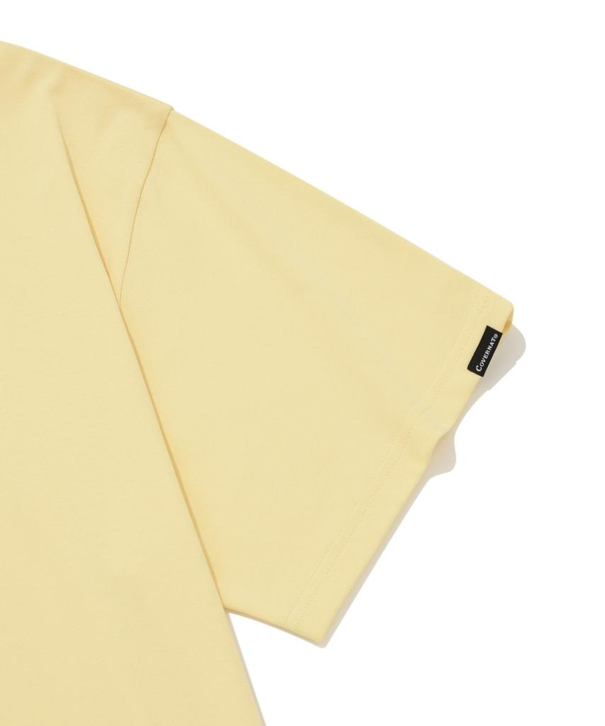 COVERNAT Beach Hawaiian T-Shirt Yellow