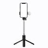 Telescopic Selfie Stick & Tripod with LED Ring Light and Phone Holder - Black, Model WH1YXS