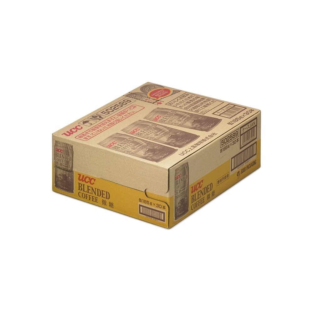 UCC Blend Coffee Fine Sugar Банка 185 г x 30 бутылок
