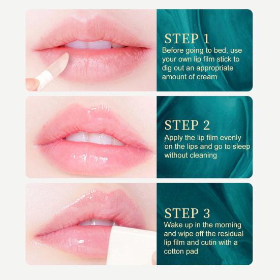 12g Lip Balm Fast Absorption Non-sticky Lip Care Natural Ingredients Lip Moisturizer with Mirror for Girl