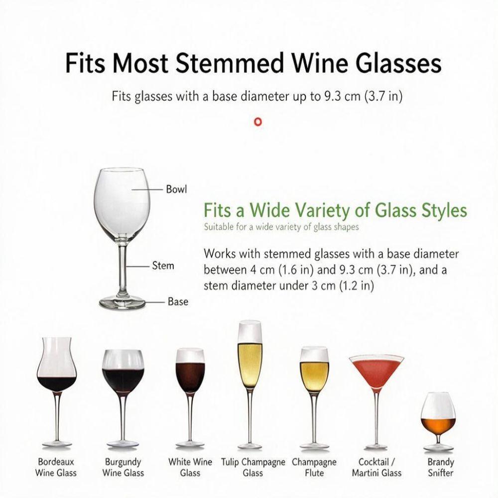 Stainless Steel Wine Glass Rack Hanging Design Double Row Wine Glass Holder Under Shelf Mount Under Cabinet Stemware Rack