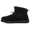 Simple Short Boots Women Boots Black 1143937-BLK