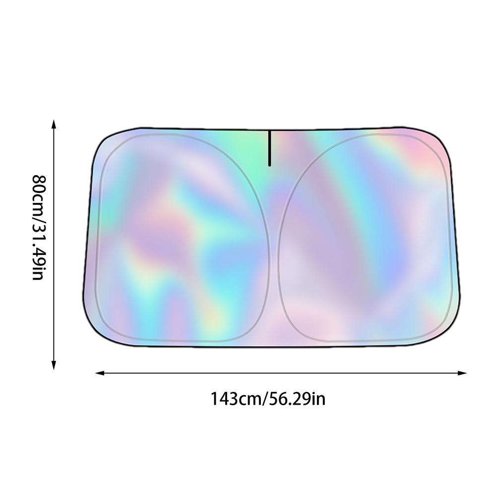 Truck Sun Shade Auto Sun Shades For Front Windshield Front Windshield Sun Shades RV Windshield Cover For Blocks Heat And Sun