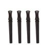 4pcs Ebony Wood Cello Pegs Tuning Accessories No Hole Musical Instruments Parts for 4 4 Cello