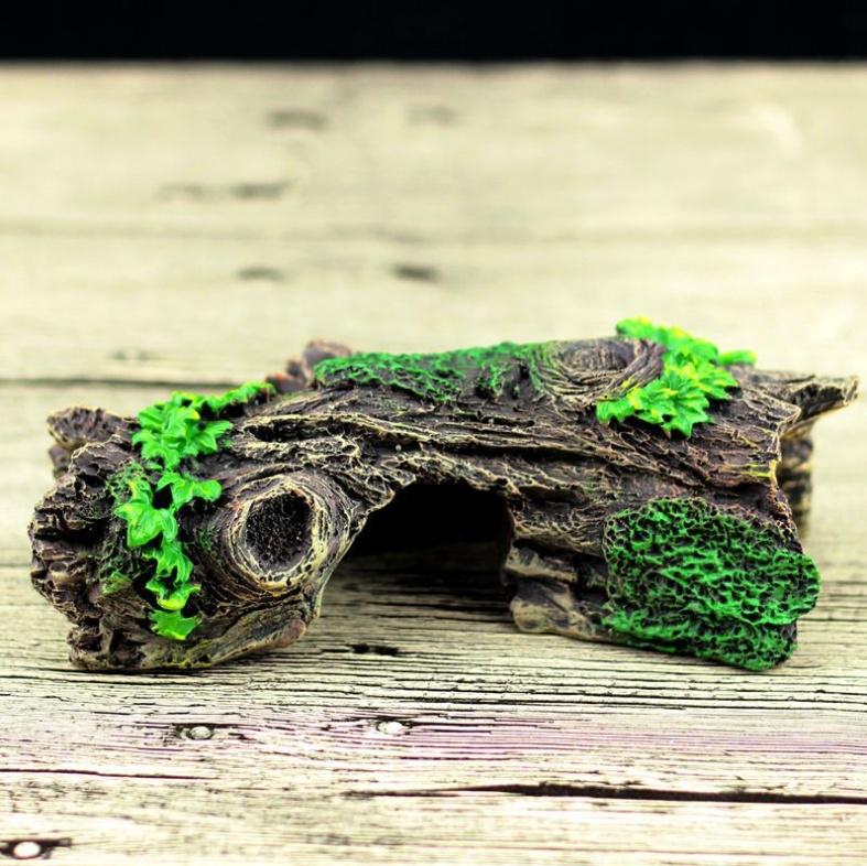 Аквариум, ландшафтный дизайн, аквариум, пещера, дерево, ремесленный дом из смолы, дом, паук, змея, ящерица, пещера черепахи