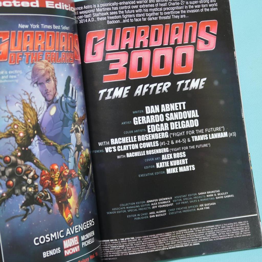 [Б/У] Распродажа! Иностранные Книги Американские Комиксы ГАЛАКТИЧЕСКИЕ СТРАЖИ 3000 Том. 1 Марвел