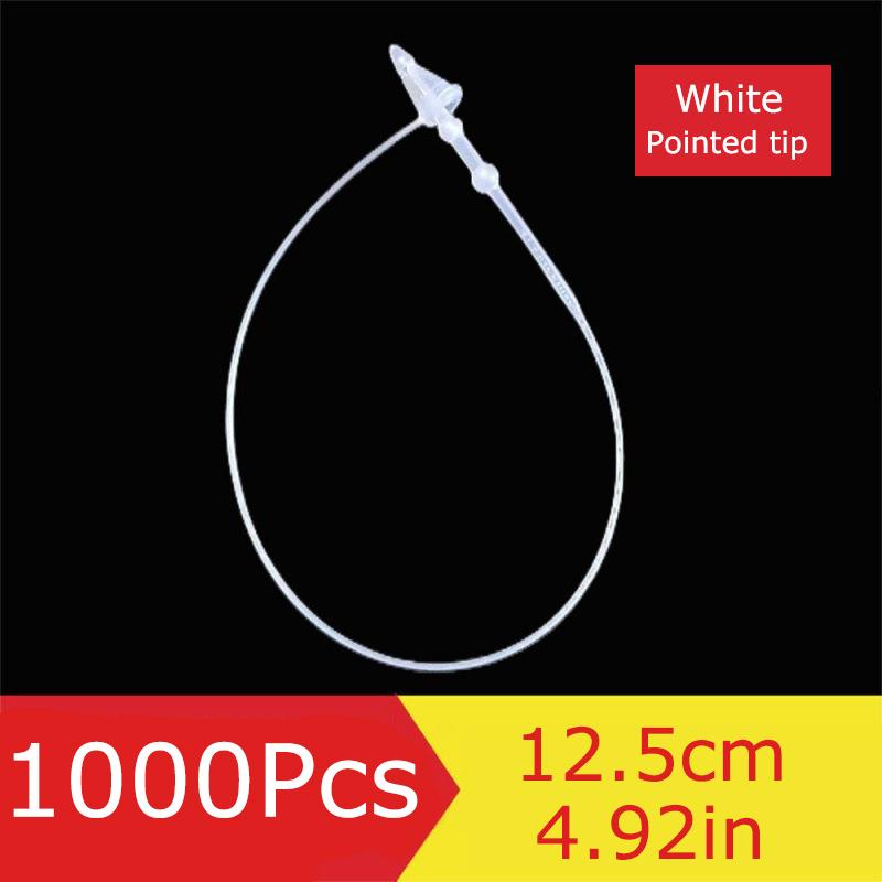 1000 шт./упак. Бирки для одежды Бирки для обуви Веревочные этикетки Аксессуары для управления Пластиковые аксессуары для ювелирных изделий Подвесная бирка Прочная