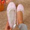 Женские туфли на плоской подошве 2024 года, новые летние кроссовки на плоской подошве, женские туфли Мэри Джейн, дышащие сетчатые балетки, туфли Zapatos De Mujer