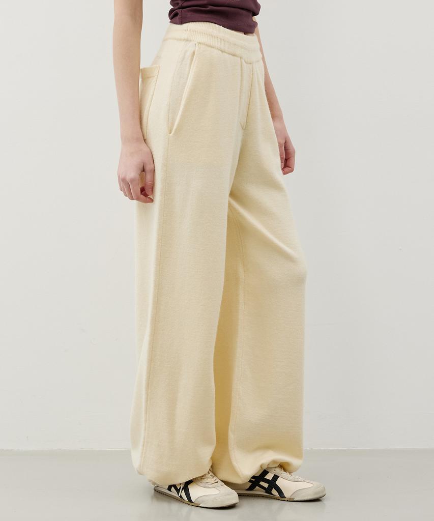 CITYBREEZE 2Way Knit Pants_Ivory