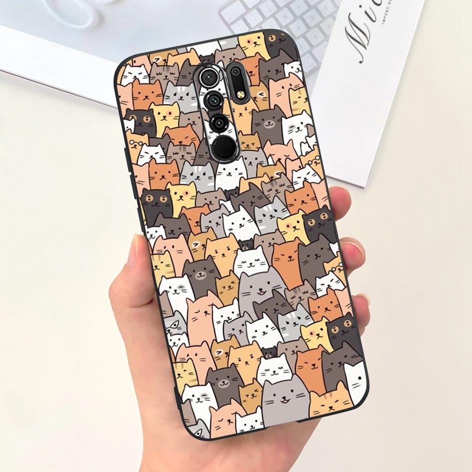 For Xiaomi Redmi 9 Case Redmi 9 Prime Protective Cover Cute Astronaut Cartoon Painted Soft Funda For Xiomi Redmi 9 9Prime Bumper