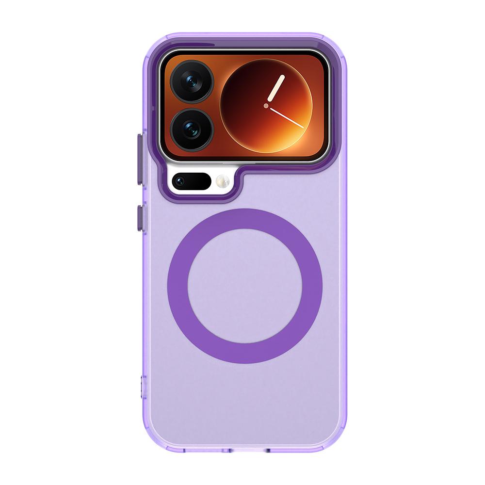 Подходит для Xiaomi 17ProMax конфетный магнитный чехол для мобильного телефона Xiaomi 15Pro матовый Xiaomi 14TPro защитный чехол