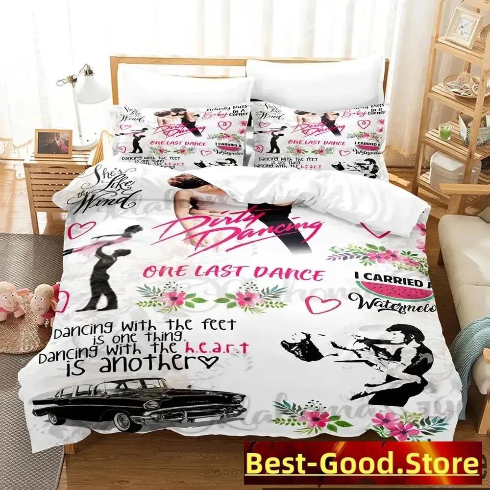 3D Print Dirty Dancing Bedding Set Boys Girls Twin Queen King Size Duvet Cover Pillowcase Bed Boys Adult Home Textileextile