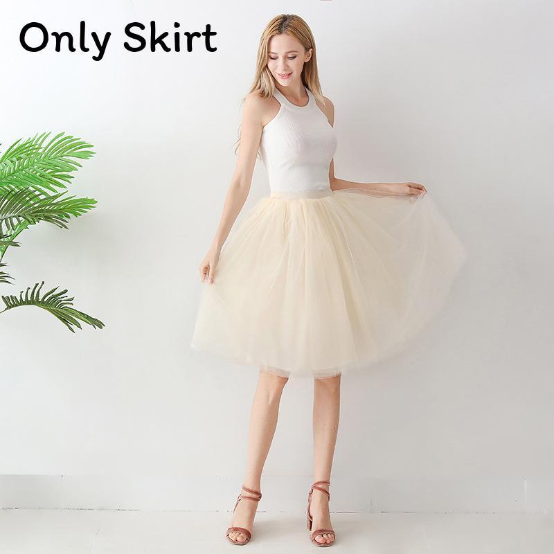 Gothic Tulle Skirt For Women With High Elastic Waist And Puff Design For Streetwear Style