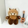 Panda Plush Little Bag Doll With Earphones Raccoon Crossbody Bag Gift Present