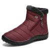 Хлопковая обувь женская большого размера новая женская обувь из полиуретана длинные хлопковые сапоги теплые высокие зимние сапоги удобные хлопковые сапоги
