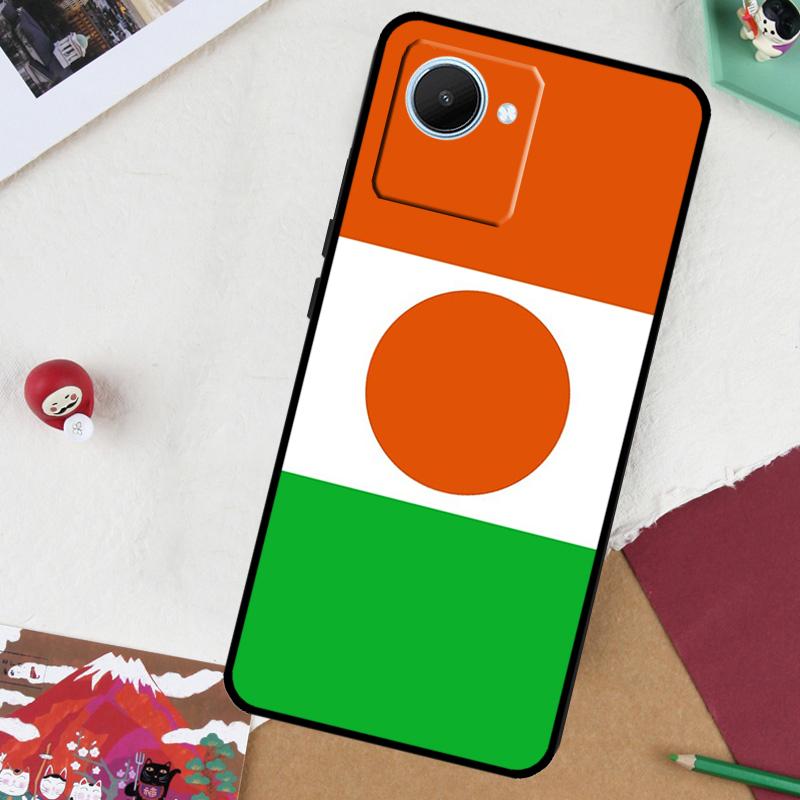 Niger Flag For Realme GT 7 Pro GT 6 5 6T 10 11 12 13 14 Pro Plus C61 C53 C51 C21Y C25S C75 C55 C67 Case