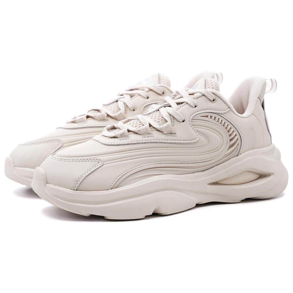 Anta Chao Bai Max Sports Comfortable Simple Non-Slip Wear-Resistant Low-Top Casual Shoes Women Casual Shoes Beige 122518841R-4