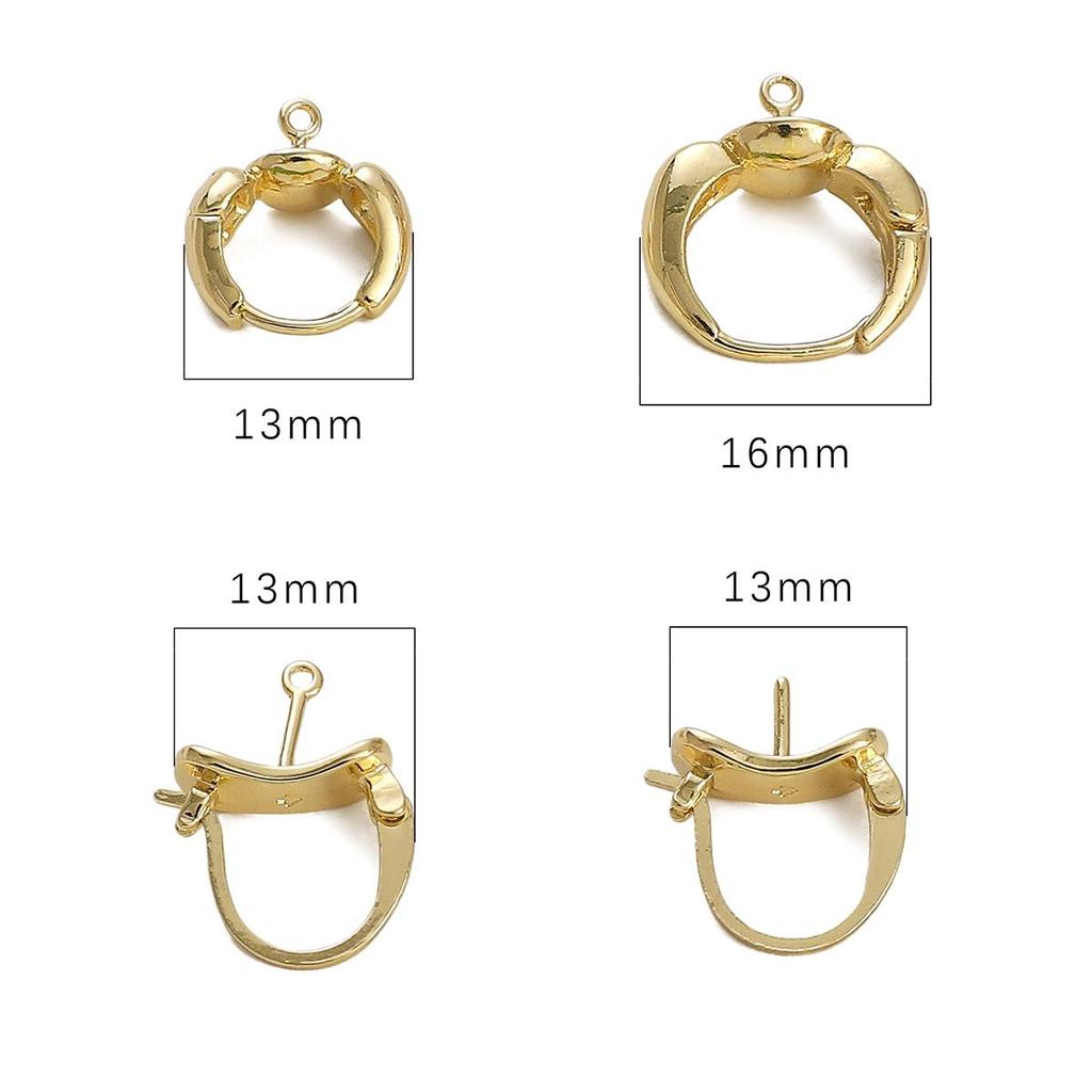 1 пара латунных серег с застежкой, серьги с крючками для модных женщин и девочек, изготовление сережек