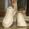 Little White Shoes Men's Shoes Summer Breathable Shoes Men's High-end Casual Leather Shoes Men's Versatile Board Shoes Sports Trendy Shoes