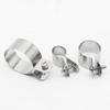 2/5/10pcs 304 Stainless Steel Ohmic Grounding Clamp Pipe Clamp Horseback Clamp Bracket Pipe Buckle Hose Clamp