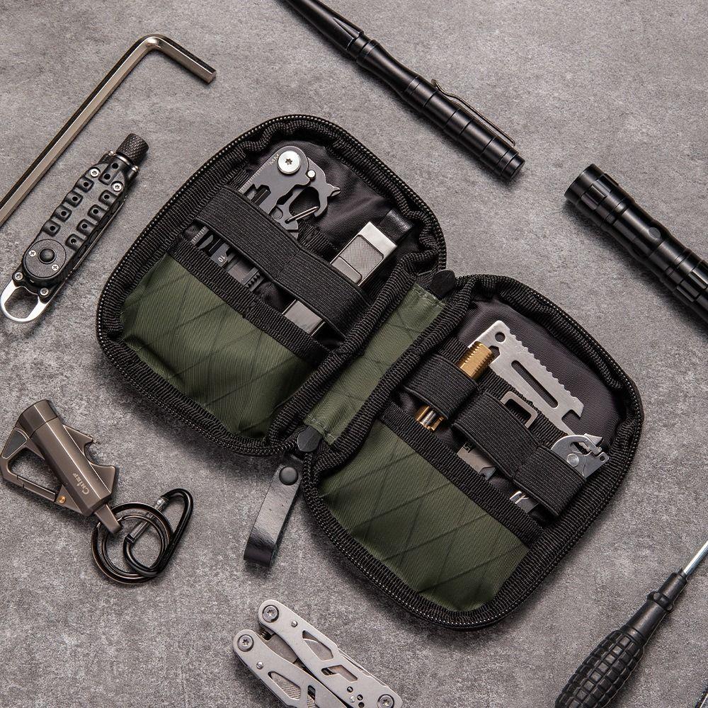 Sundries Bag EDC Wallet Pouch Waterproof Tool Storage Bag EDC Pocket Organizer Outdoor Cycling