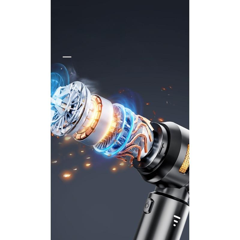 Автомобильный пылесос Бесщеточный Автомобильная беспроводная зарядка Автомобиль Дом Автомобиль Маленький Мини Высокая мощность Воздуходувка для пыли