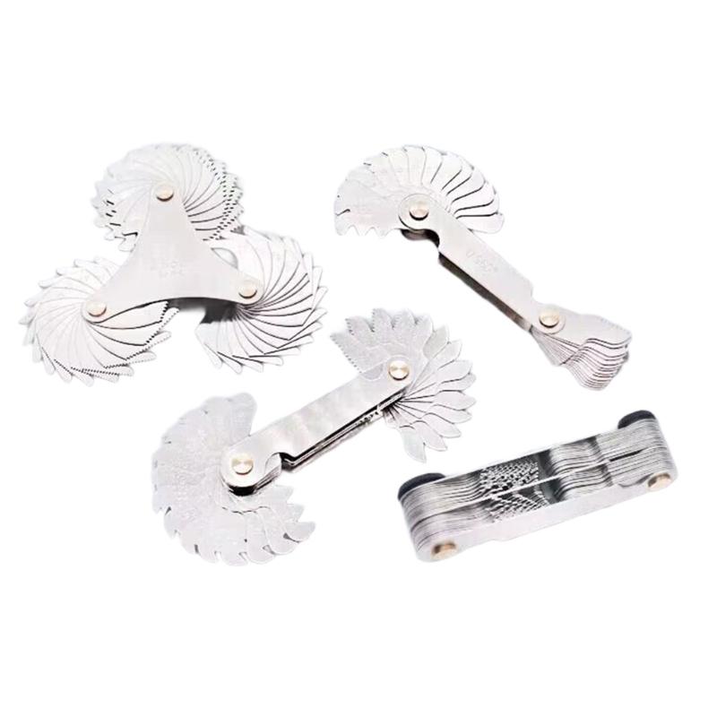 Профессиональный инструмент для измерения резьбы Высокоточные шаблоны шага резьбы Простой в использовании для инженеров, ремонтников и DIY-проектов