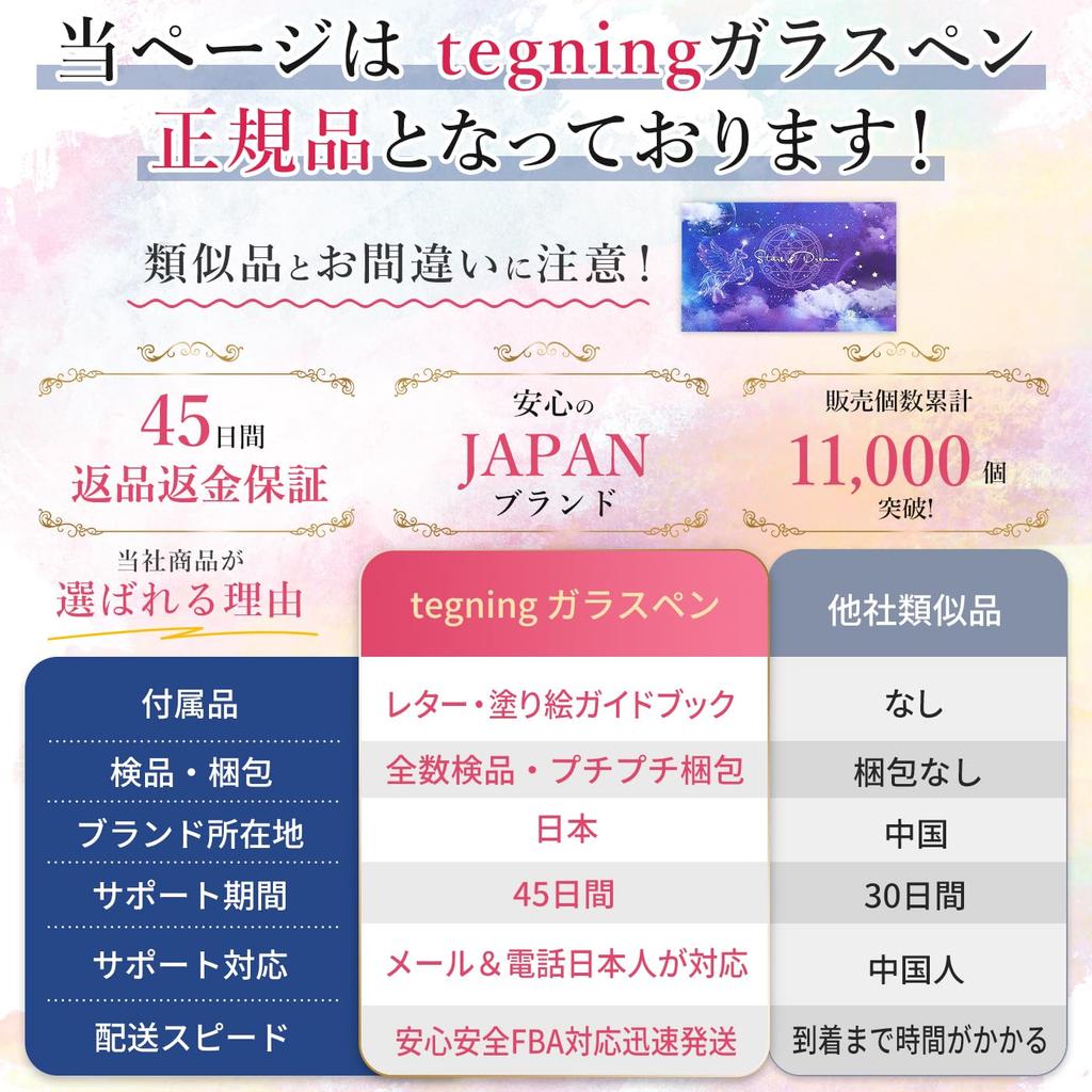 Glass Pen and Ink Set by Art Stationery 12 2 Pens with Letters [Recommended Critics] [Japanese Brand] Colors, (Gradient Pink)