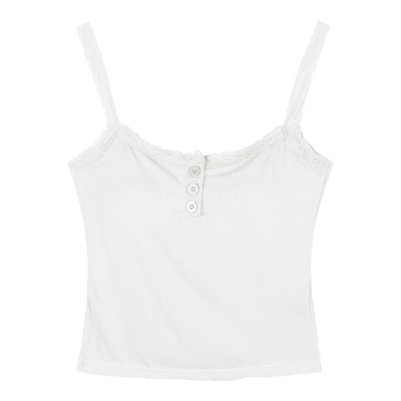 Элегантная белая майка с кружевной отделкой, со встроенными чашечками, красивой деталью на спине, запахом на груди, без рукавов, облегающая, в стиле горячей девушки