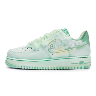 Air Force 1 Low 811 Производство Низкие Скейтбордические Кроссовки GS Прозрачно-Зеленые DH2920-111(Команда80-)