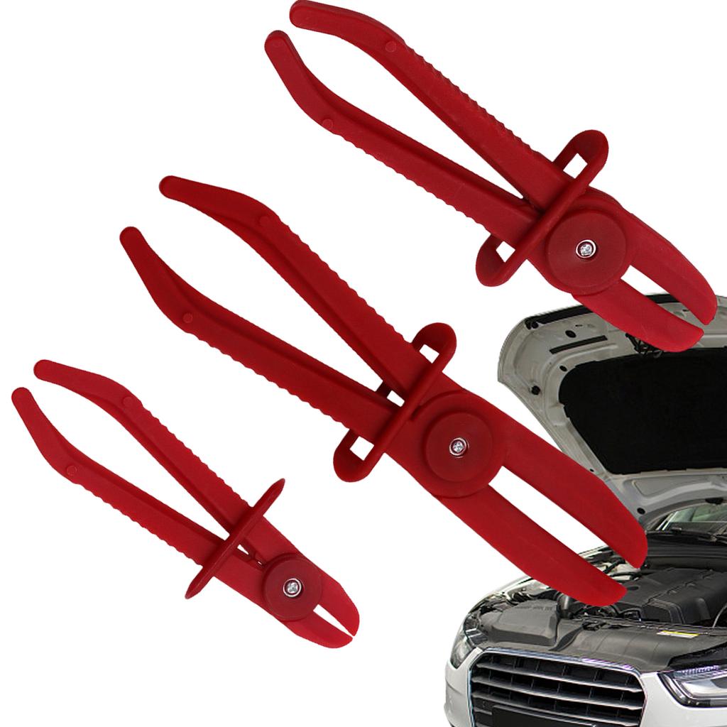 Гибкие хомуты для шлангов, набор плоскогубцев, шланги охлаждающей жидкости, красные хомуты для шлангов, набор плоскогубцев для пережима шлангов, набор плоскогубцев для пережима линии