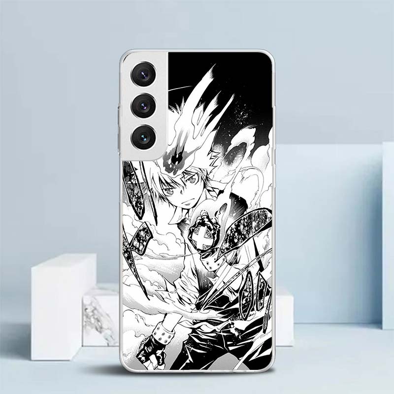Katekyo Hitman Reborn Мягкий чехол для Samsung Galaxy S25 Edge S26 S24 S23 Ultra Чехол для телефона S22 S21 Plus S20 FE Печатный узор Защитный