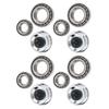 4 Set Trailer Wheel Hub Kit 25520 15123 245 Bearings 21333TB 10 10 22333TB 10 36 Seal Cotter Pin Fit 5200 6000lb Axles