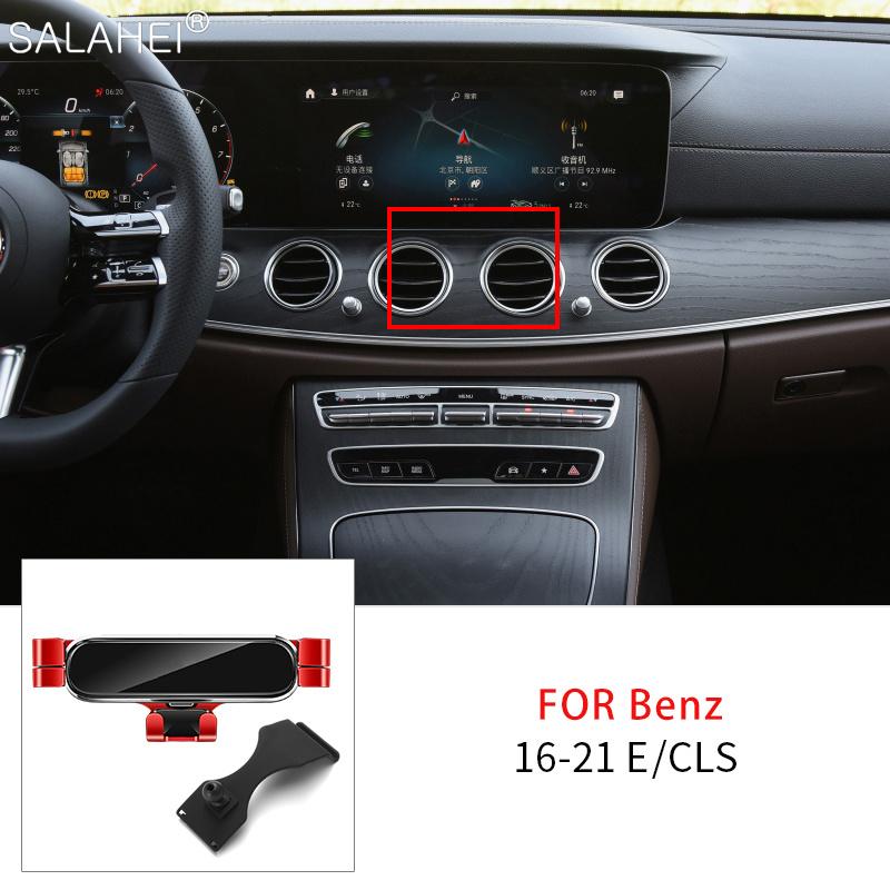 Gravity Car Mobile Phone Holder For Mercedes Benz E-CLASS W213 Coupe C238 CLS C257 Air Vent Mount GPS Stand For iPhone Huawei