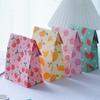 10pcs Colorful Fruit Pattern Packaging Bags Gift Packaging DIY Baking Dim Sum Bags Flat Mouth Storage Bags