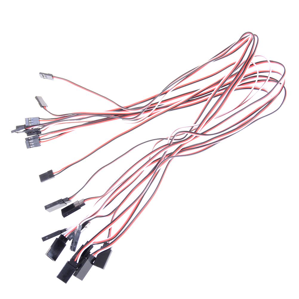 10 шт., 50 см, удлинитель для сервопривода, выводной провод Jr, 50 см, 26 Awg