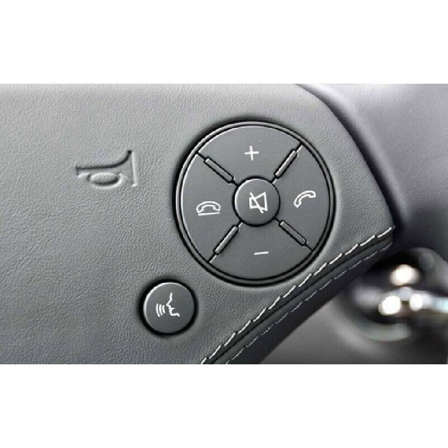 Gray Interior Front Steering Wheel Frame Cover 12pcs For Benz C-Class 2007-2010