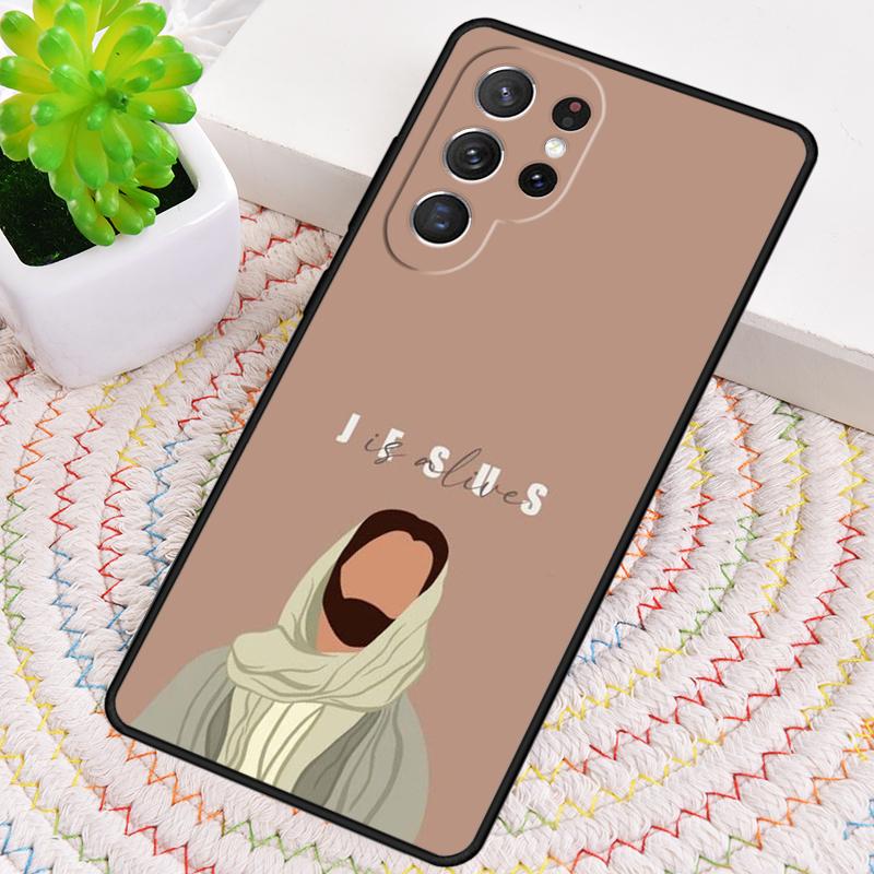 Иисус Христос Да благословит Вас Силиконовый чехол для телефона Samsung Galaxy note 10 pro S26 S25 S24 S23 S22 S21 Plus S25Ultra Capa Cover