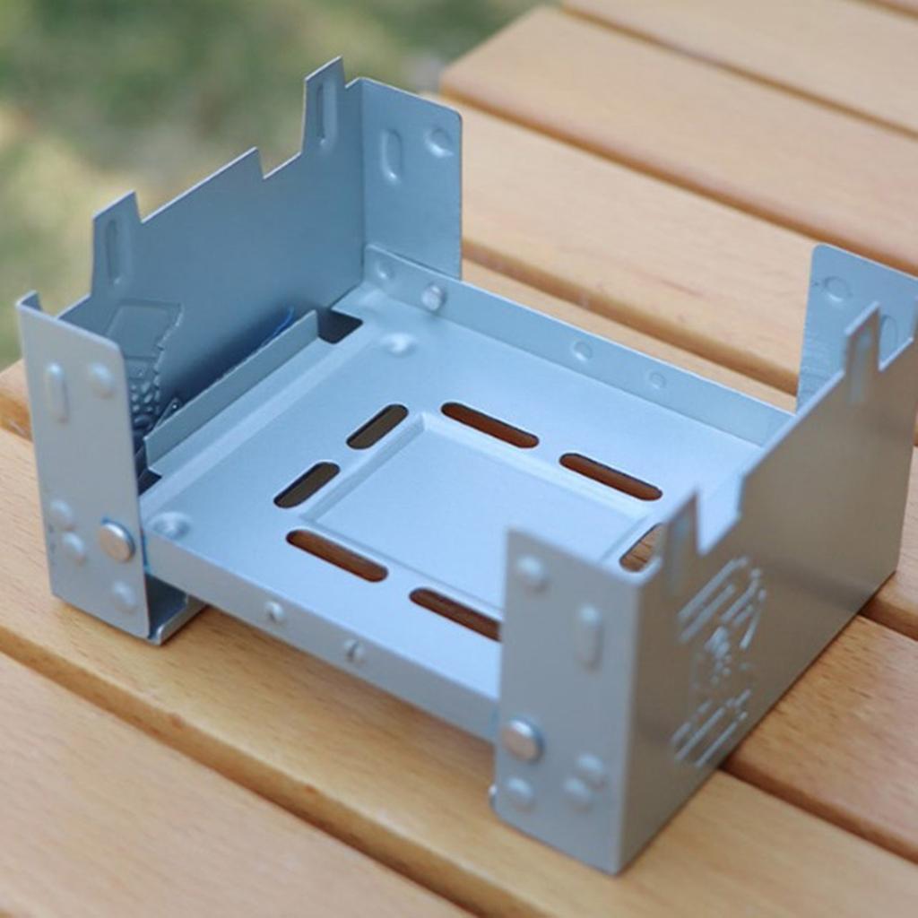 2Pcs Portable Outdoor Alcohol Stove Folding Portable Pocket Stove Burner Thicken Small Backpacking Stove Easy to Use