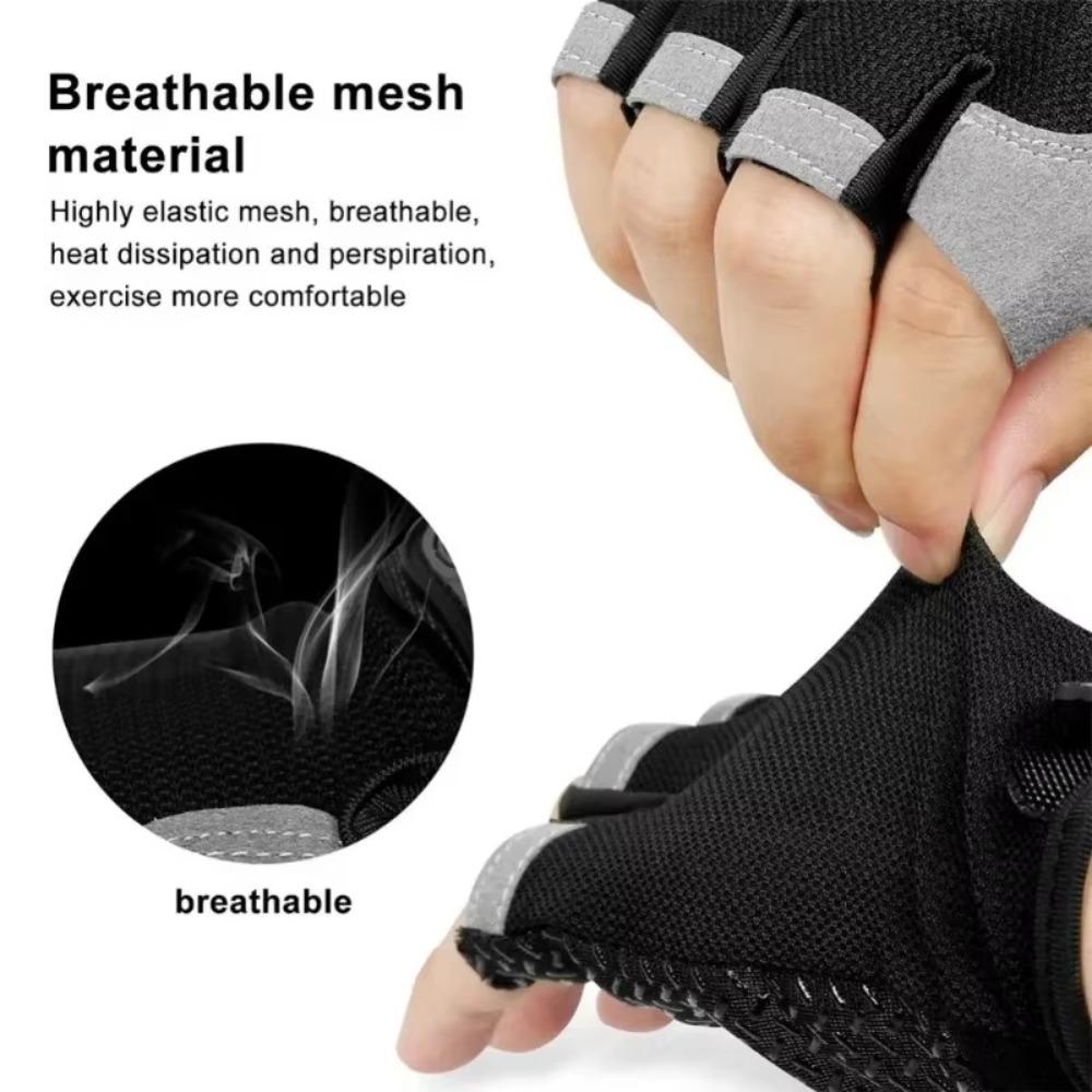 Fingerless Half Finger Gloves Breathable Bicycle Accessories Outdoor Sports